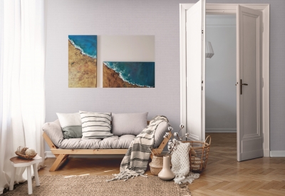 Sea Edge Diptych