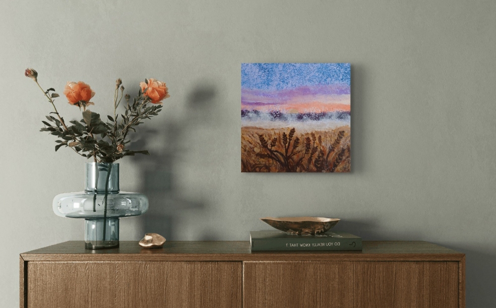 Wheatfield at sunrise