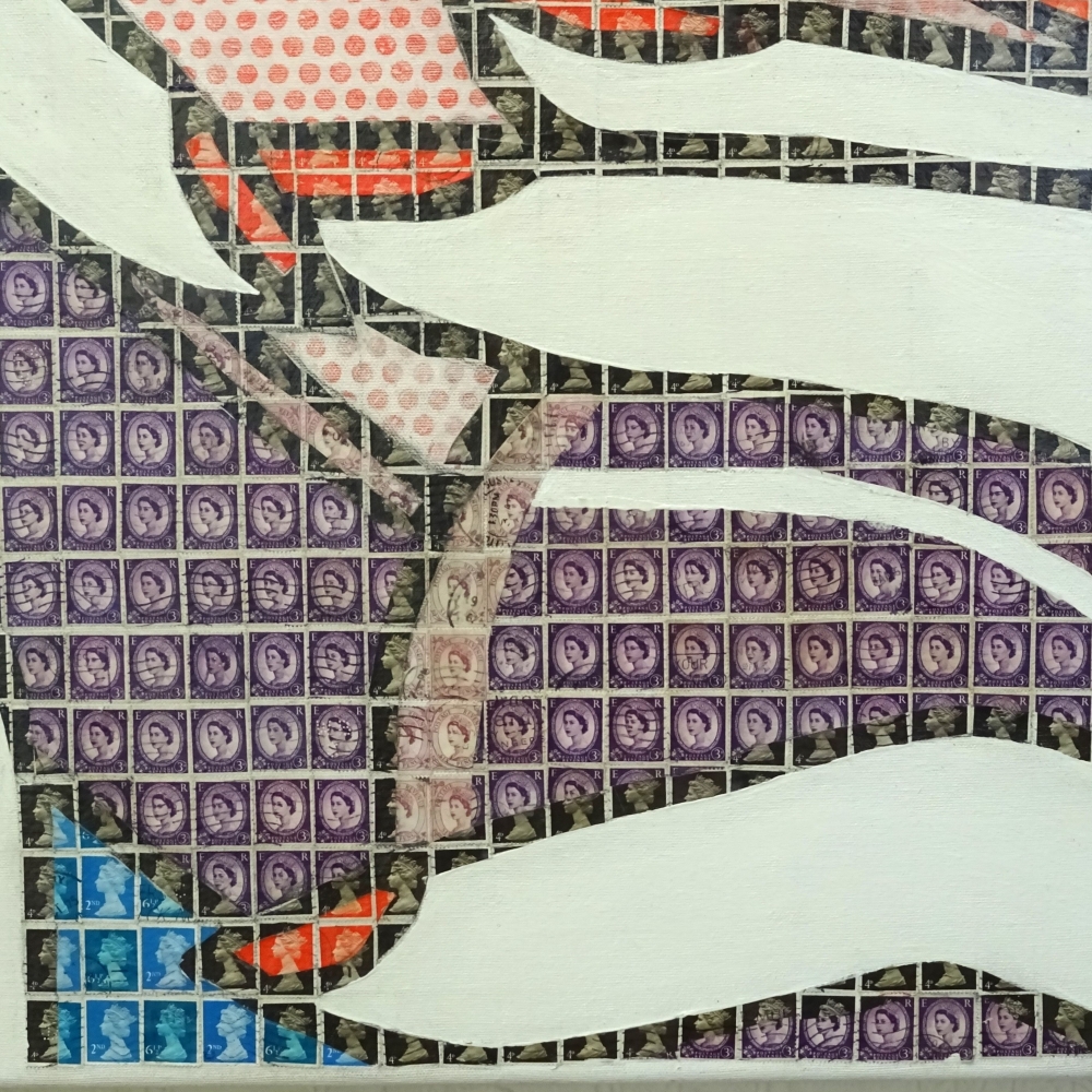 Girl on the (Purple Queen) phone