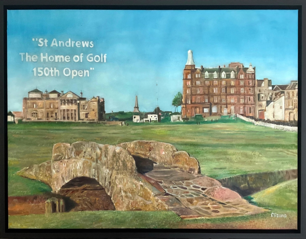 St Andrews 150th Open Golf - Signed Limited Edition Giclee Framed Print 70cmx50cm