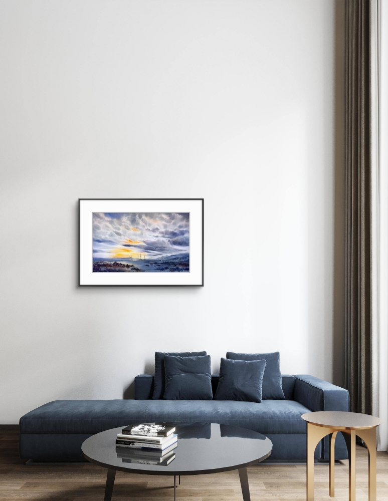 Sunset on the sea #12