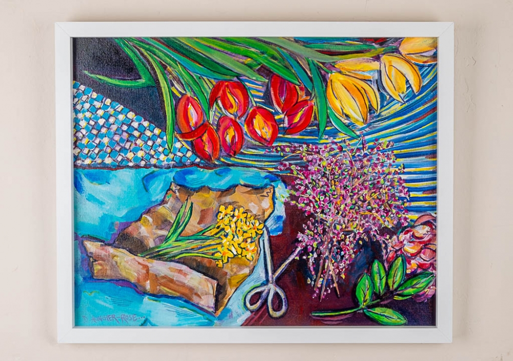 Flower Agganging Flat Lay