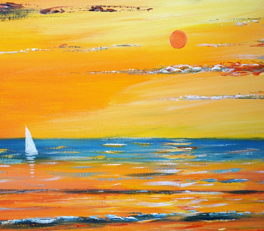 Romantic Seaside Sailing XL 2