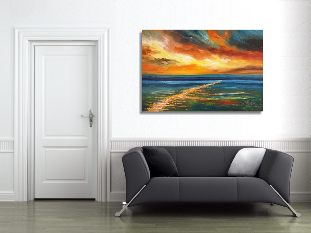 Romantic Evening Landscape XL 2