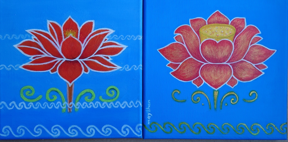 Lotus Diptych 