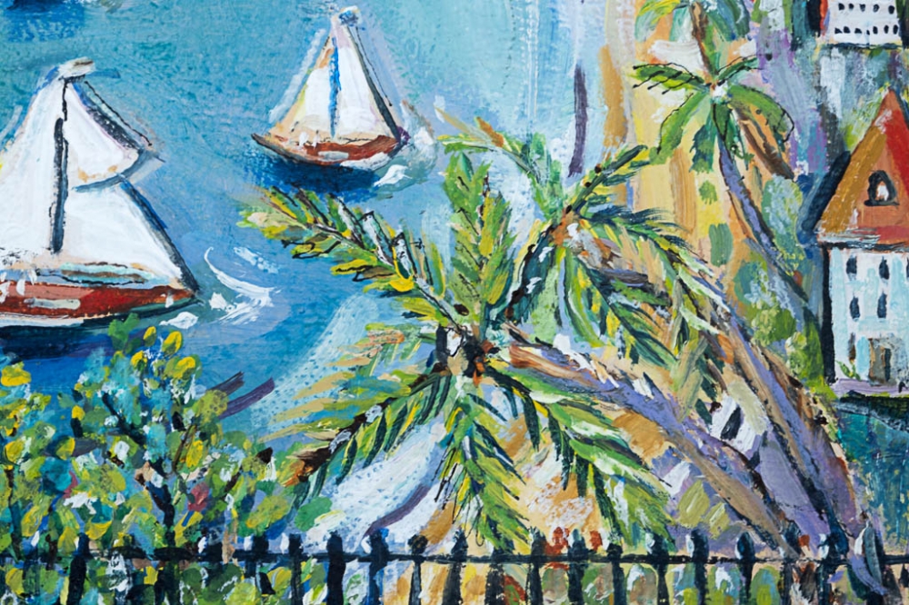 Red Roofs by the Sea