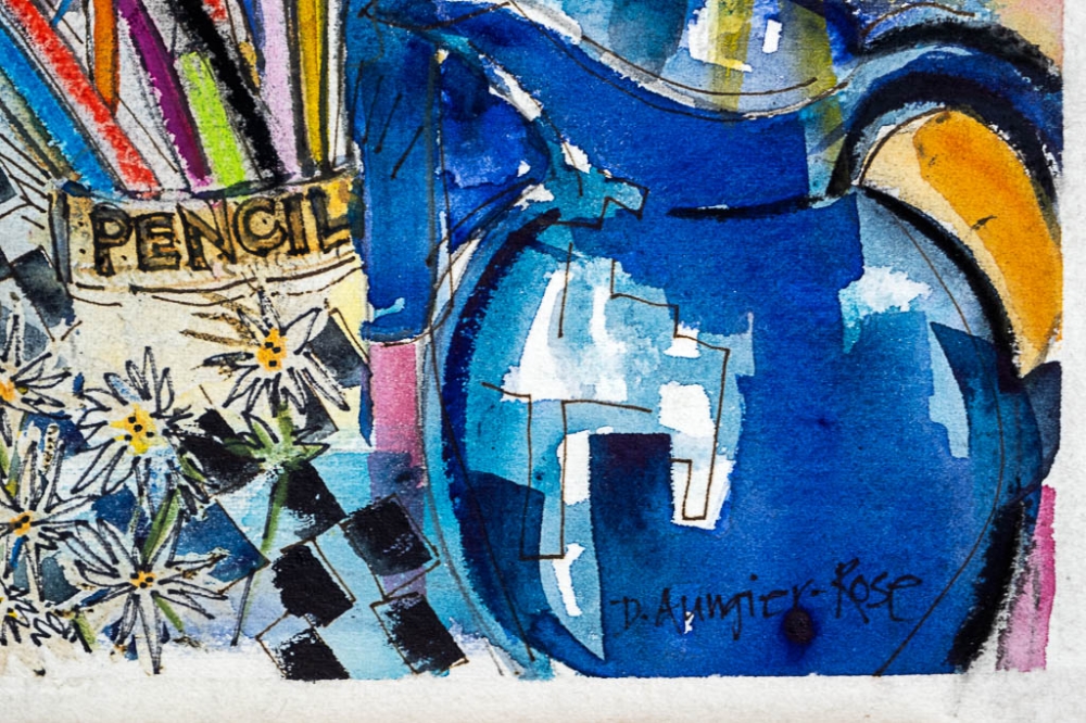 Still Life With Amaryllis and my Pencil Pot