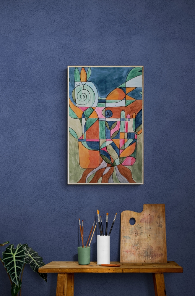 Garden With Potted Plants