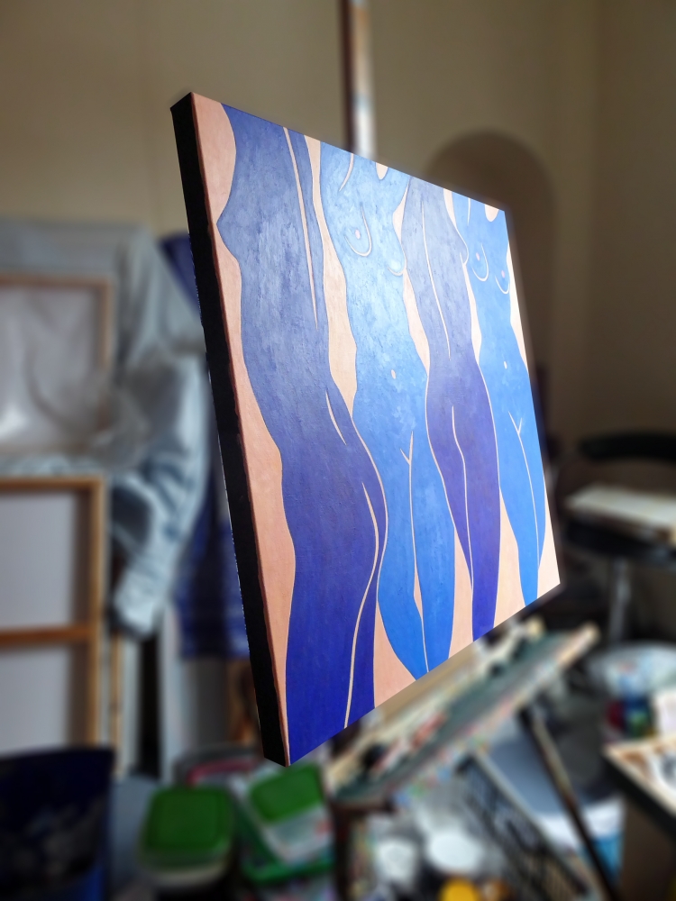 FOUR BLUE NUDES DANCE