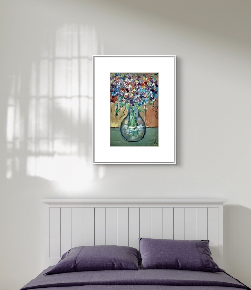 Garden Echoes – Diptych Original oil paintings