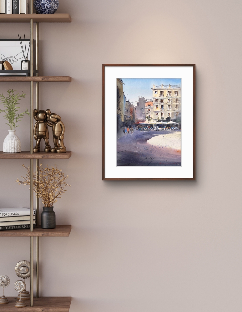 Valencia Sunlit Square