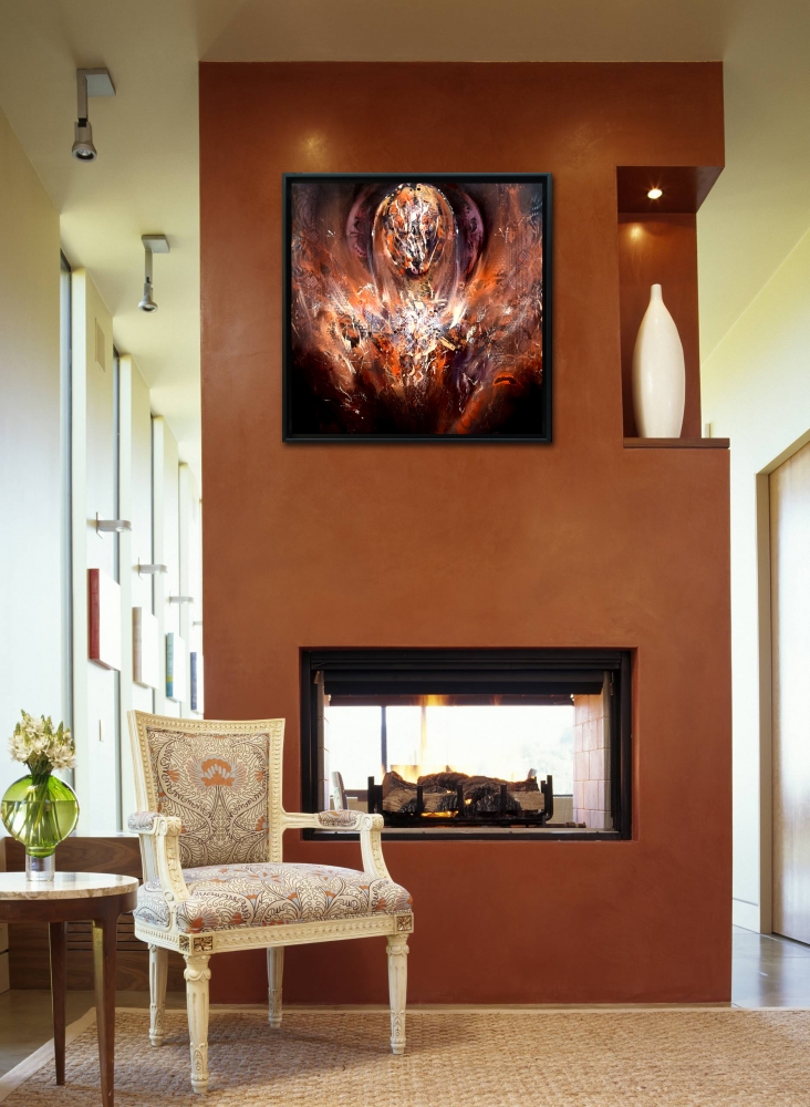 The Incandescent Heart of the Cosmic Angel