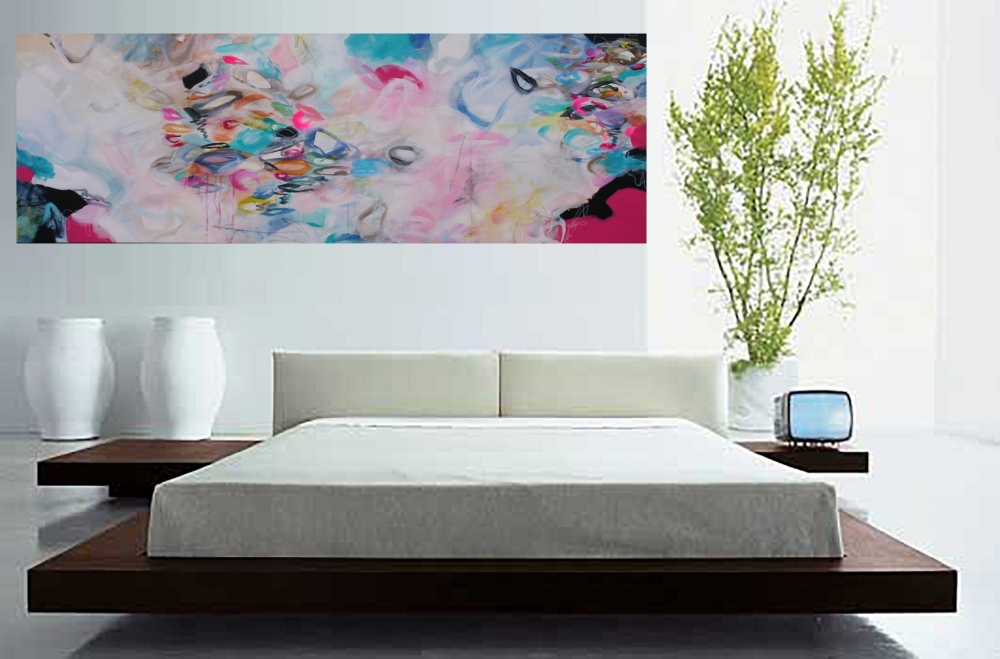 XXL DREAMING IN COLOUR  150 X 50 cm