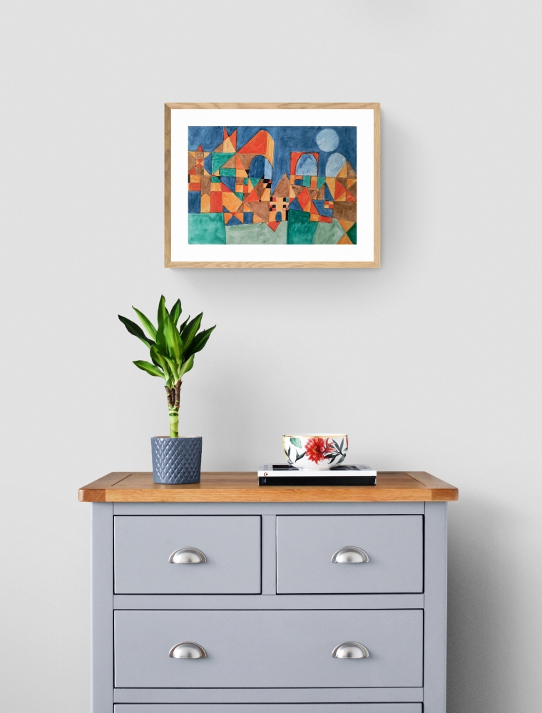 Small Town with Three Cathedrals 