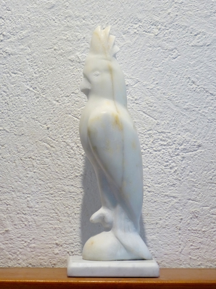 Carrara Marble Wild Animal - Parrot