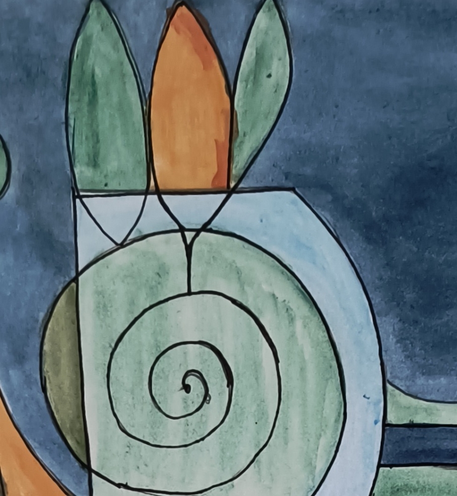 Garden With Potted Plants