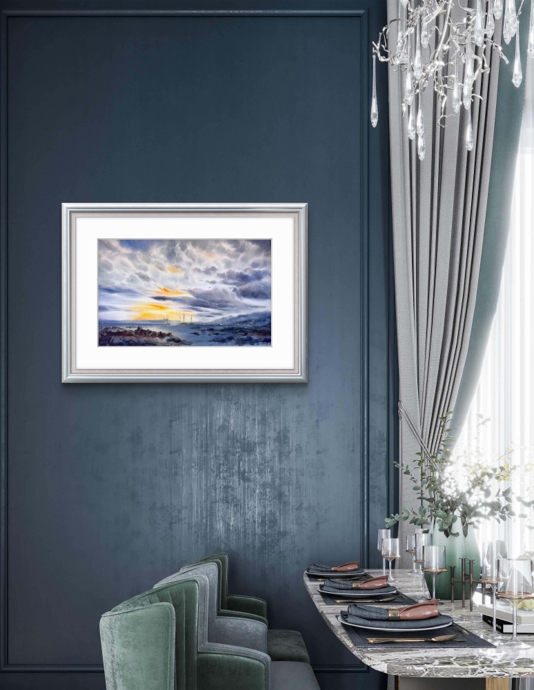 Sunset on the sea #12