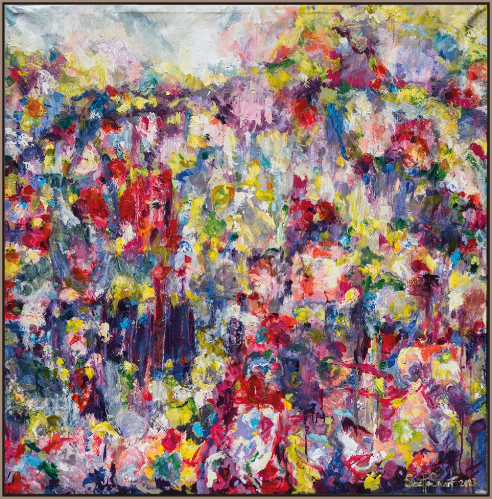 English Garden 140cm x 140cm x 3.8cm