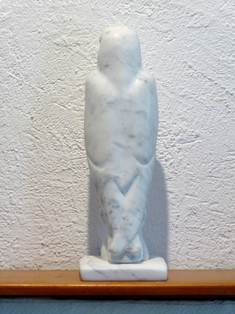 Carrara Marble Wild Animal - Falcon
