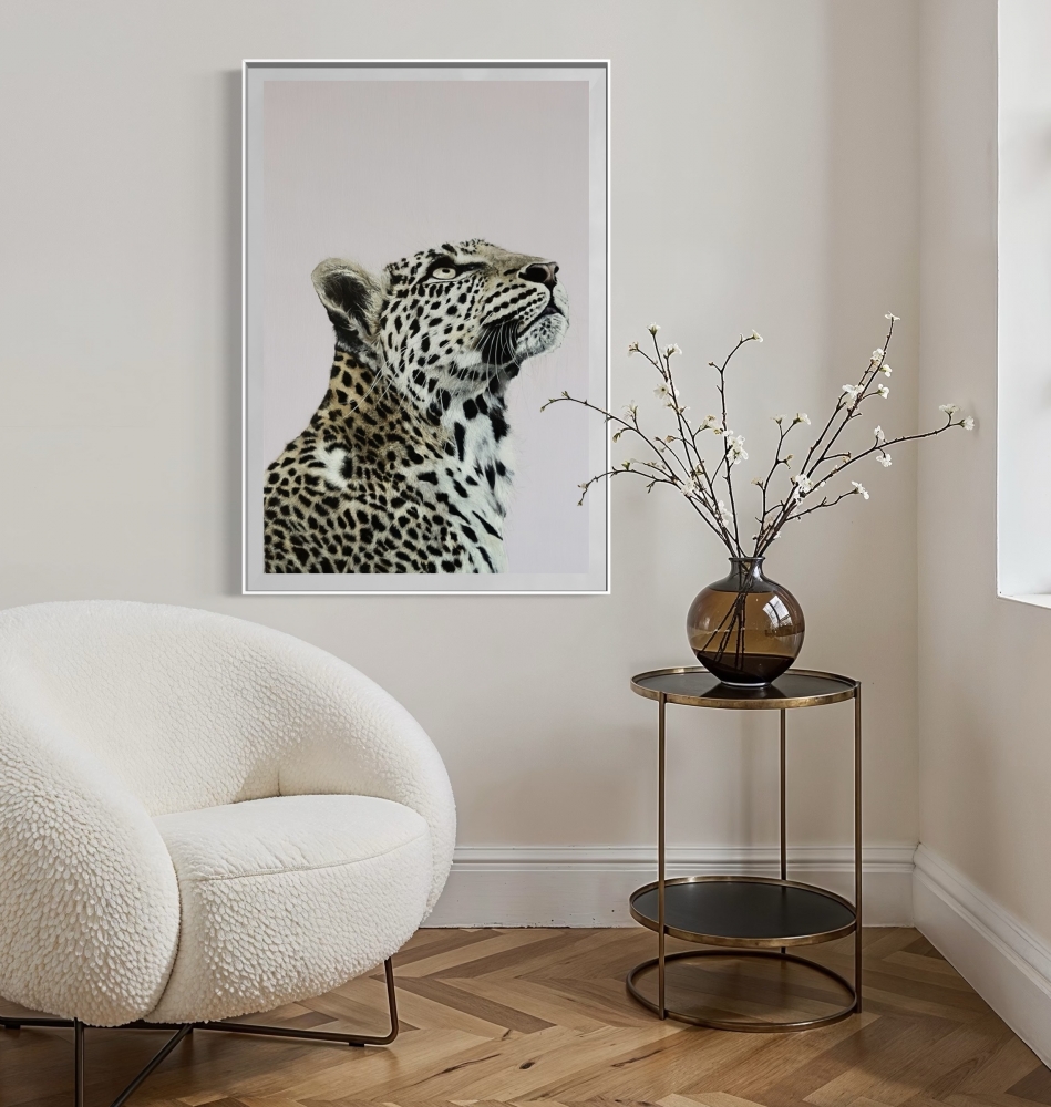 Focus, original Leopard painting