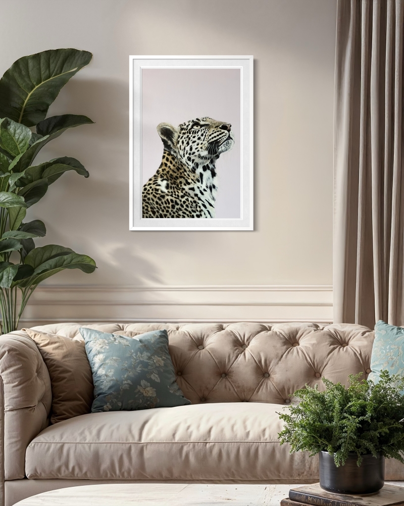 Focus, original Leopard painting
