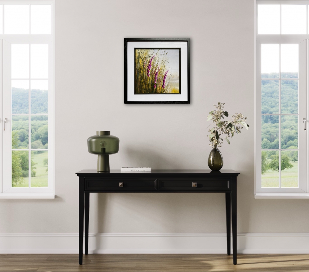 Foxgloves meadow 2 flowers landscape