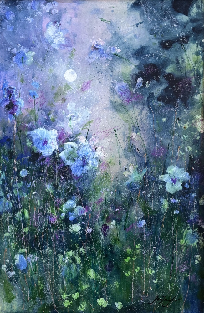 Moon Symphony In Sapphire