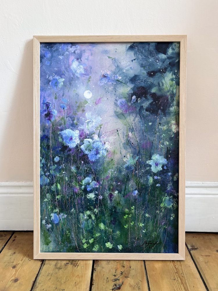 Moon Symphony In Sapphire