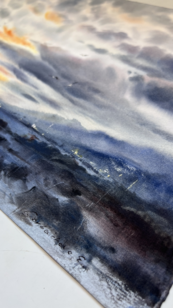 Sunset on the sea #12