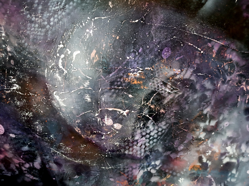 The Angel of Quantum Radiance XXL large painting by master Kloska