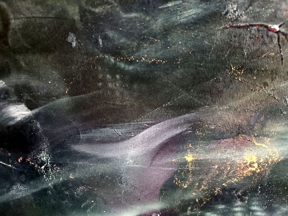 The Angel of Quantum Radiance XXL large painting by master Kloska