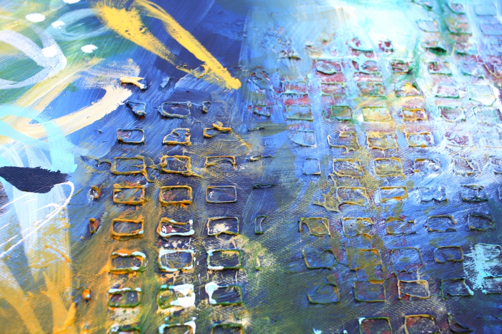 BEYOND OUR IMAGINATION  90 X 60 cm