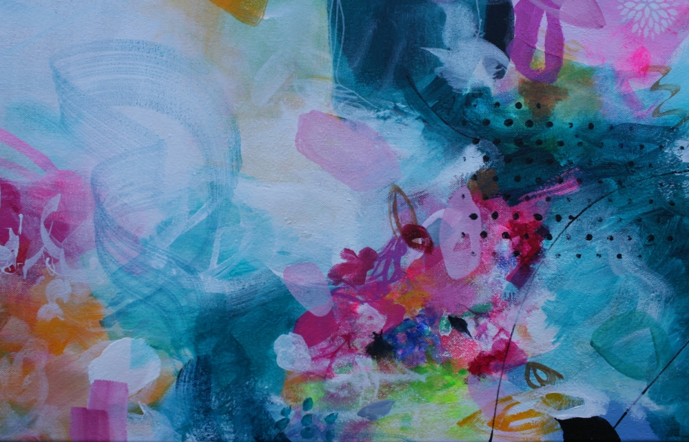 XXL KEEP TURNING THE PAGES  100 X 100CM