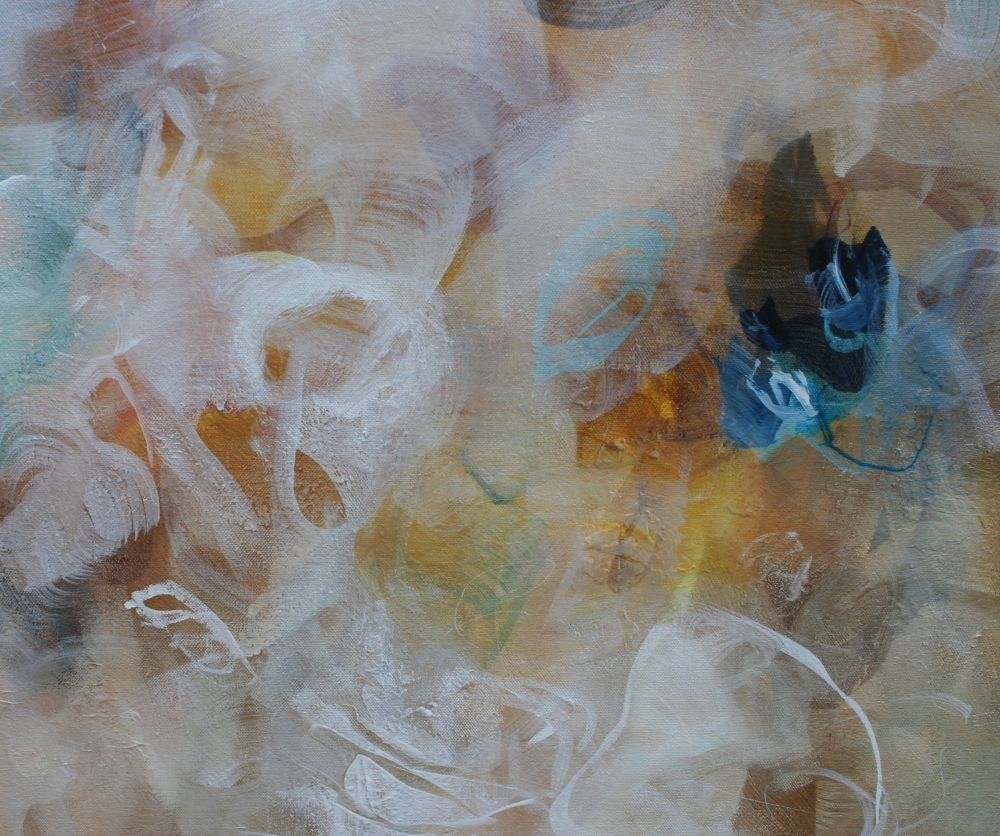 Sound of the raindrops 100 X 100 CM