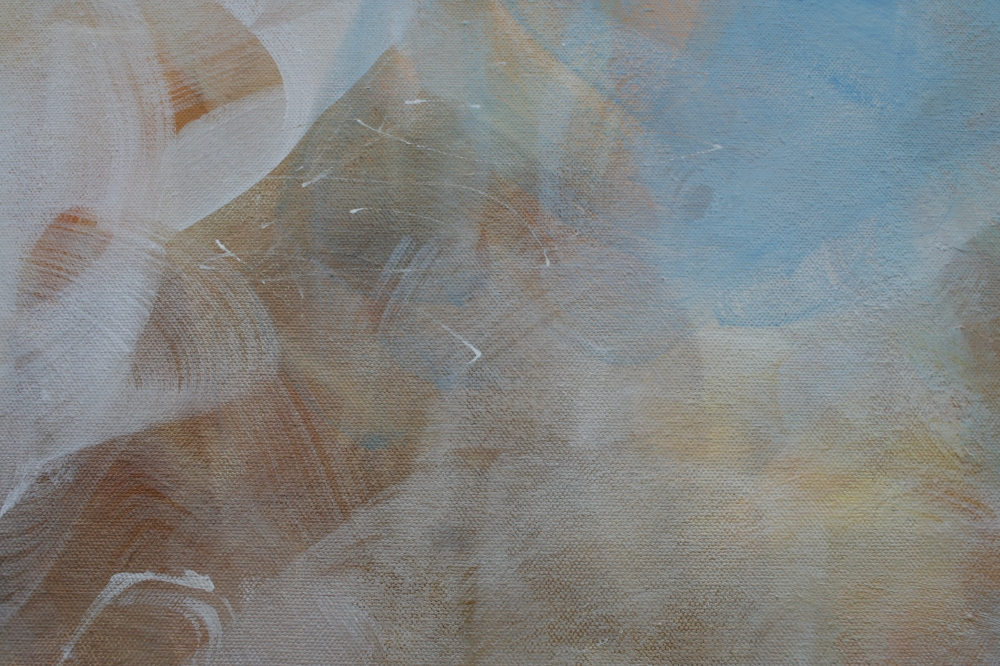 Sound of the raindrops 100 X 100 CM