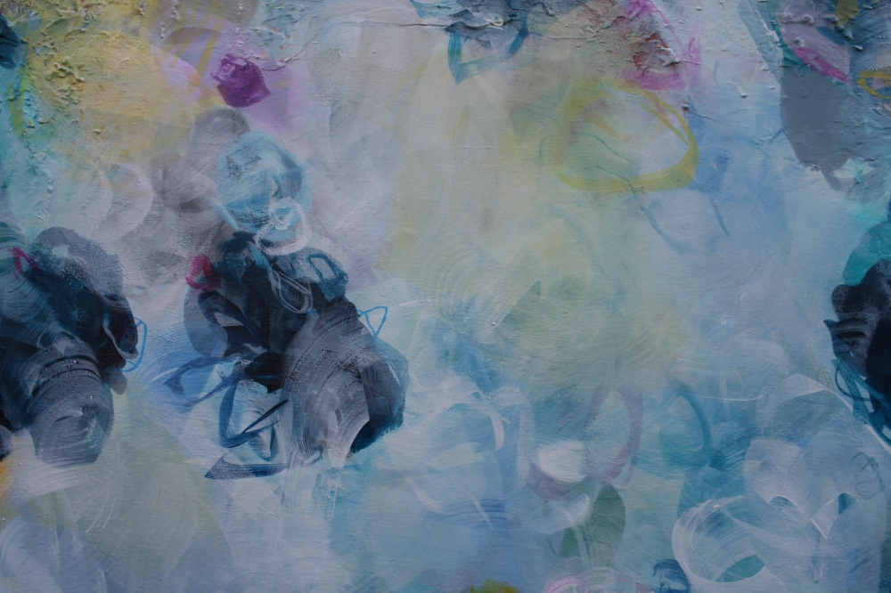 Petunia Blooms 100 X 100 CM