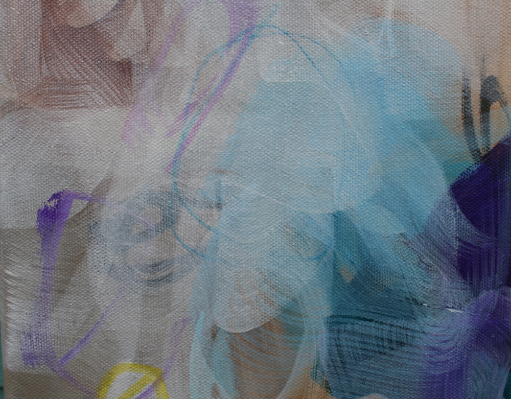 XL Flowers in the wind  80 X 100 CM