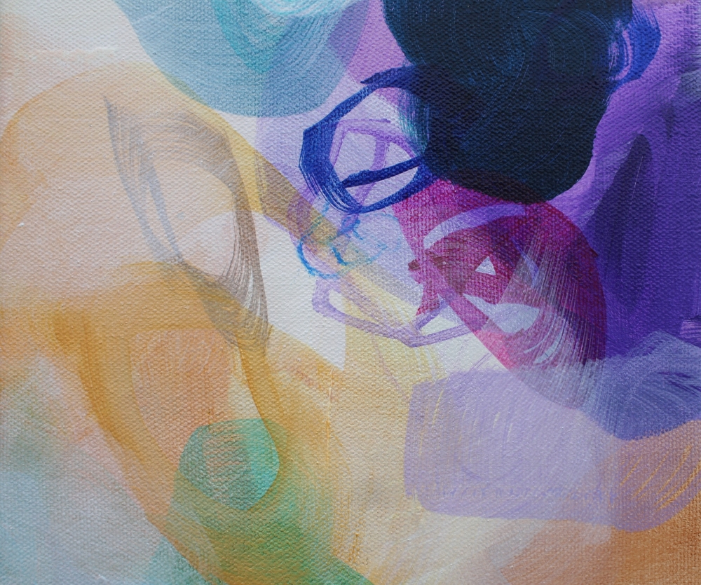 XL Flowers in the wind  80 X 100 CM