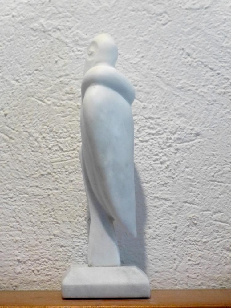 Carrara Marble Wild Animal - Marabout