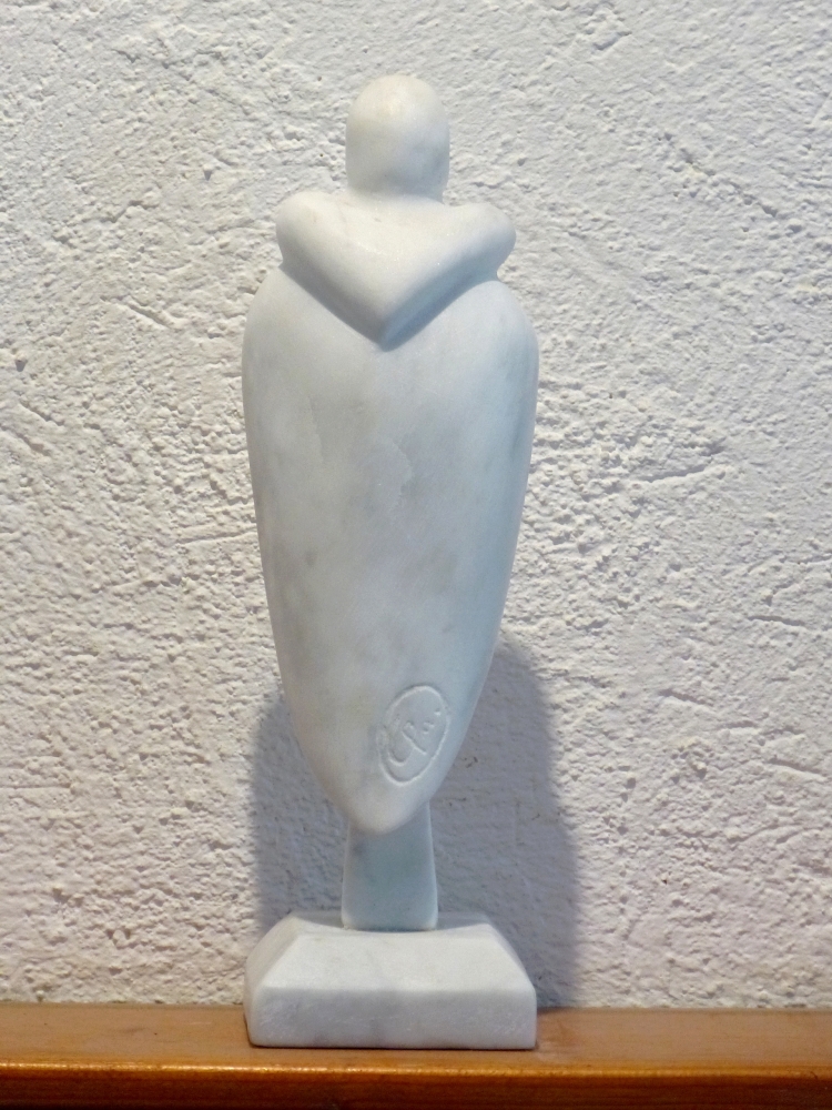 Carrara Marble Wild Animal - Marabout