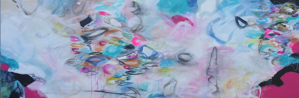 XXL DREAMING IN COLOUR  150 X 50 cm