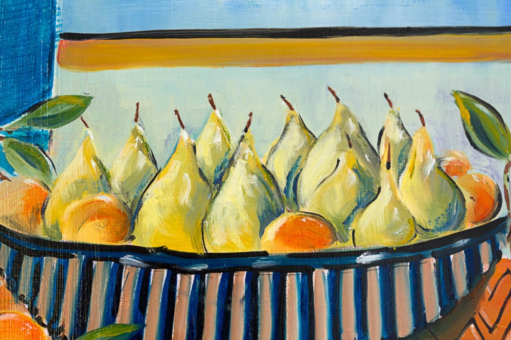 Still Life With Pears and Satsumas