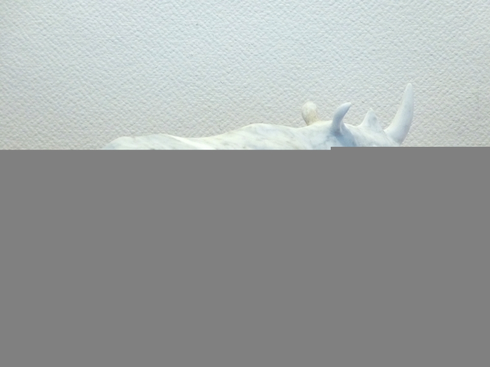 Carrara Marble Wild Animal - Rhinoceros 2