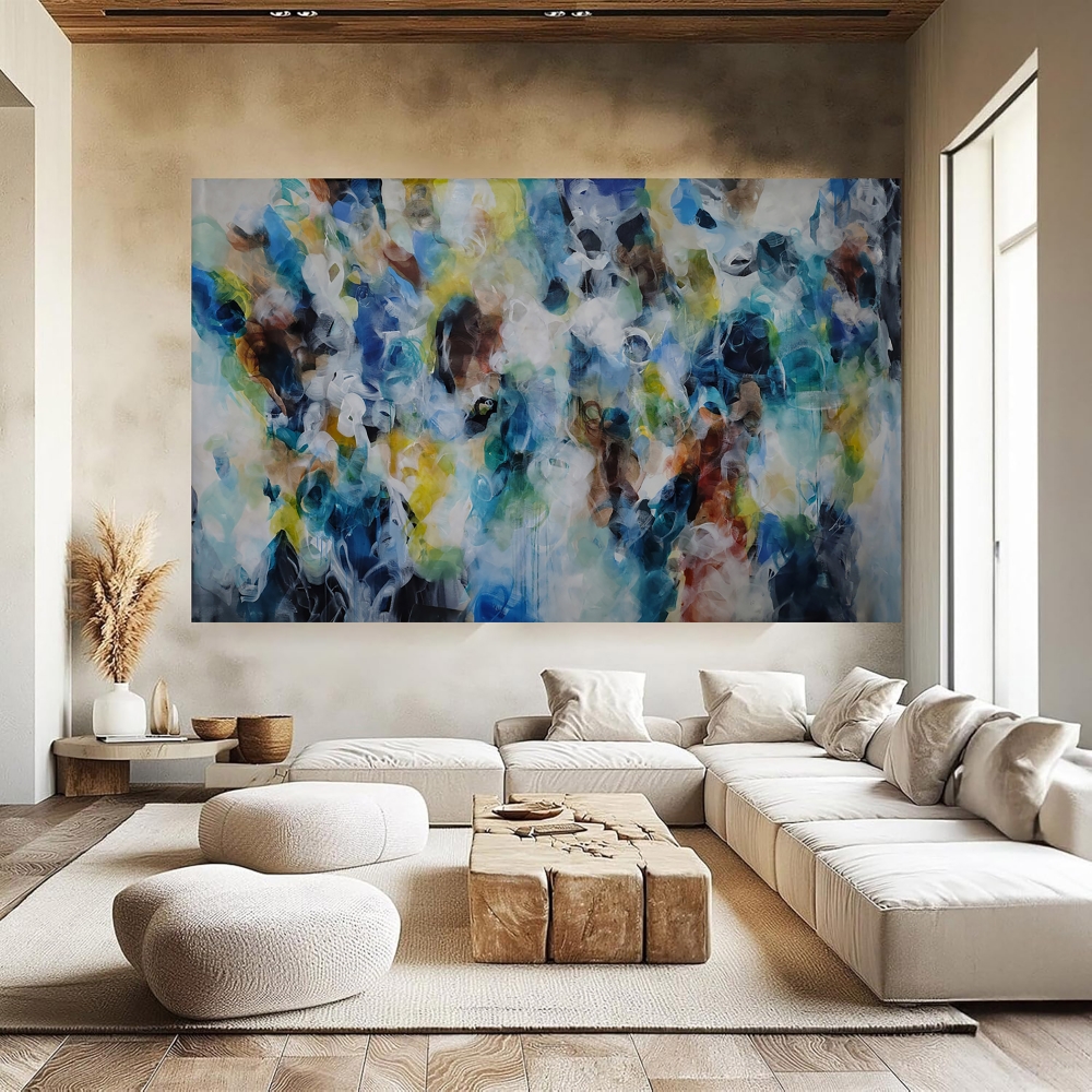 XXXL \"Coastal Whispers 251 x 157 cm