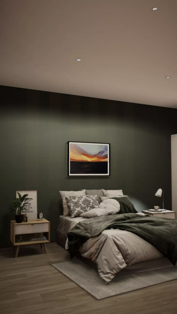 Sunset over the ocean