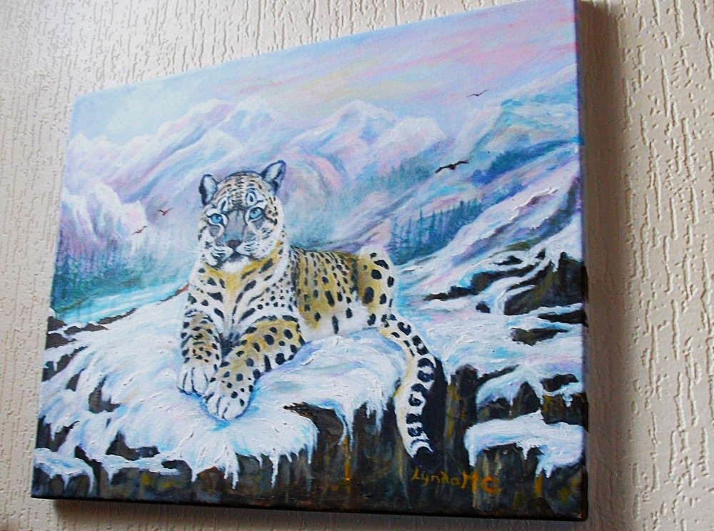 Resting Snow Leopard