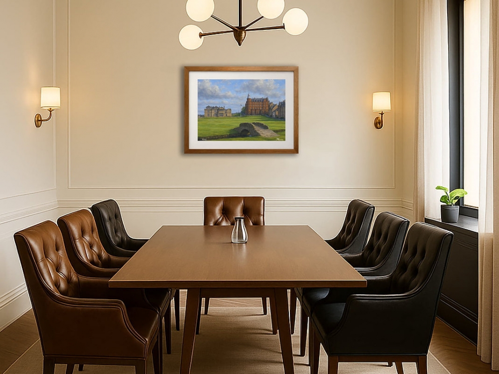 St Andrews Golf Course – Limited Edition Giclée Framed Print
