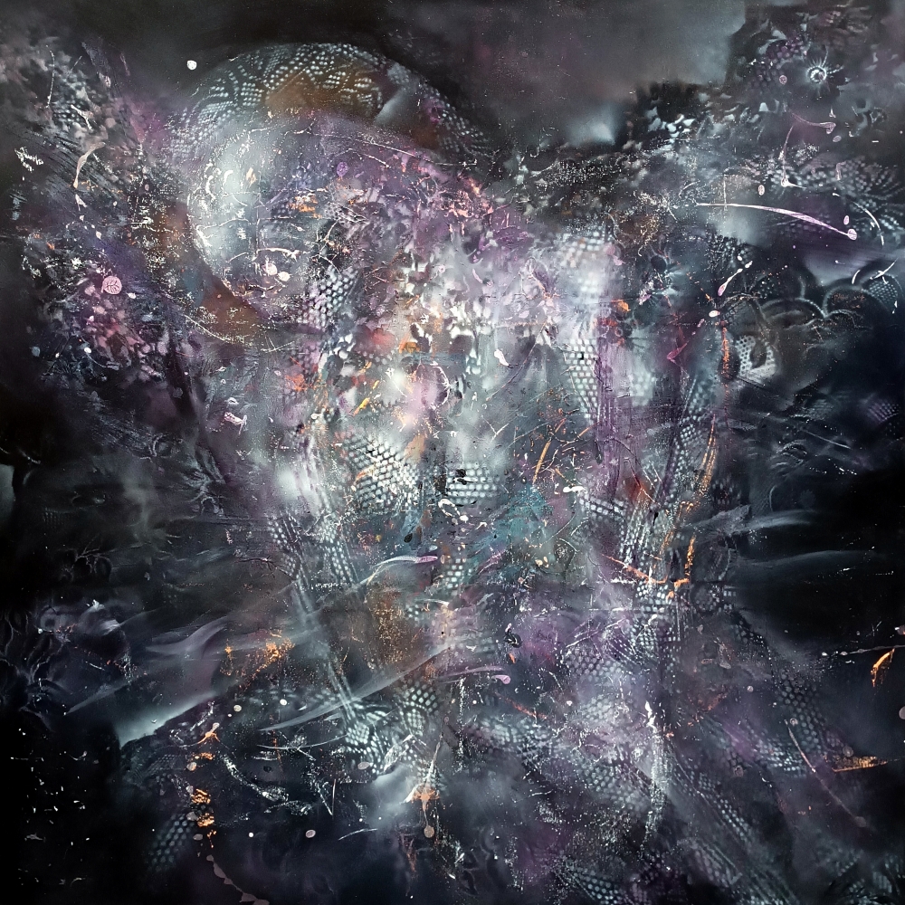 The Angel of Quantum Radiance XXL large painting by master Kloska