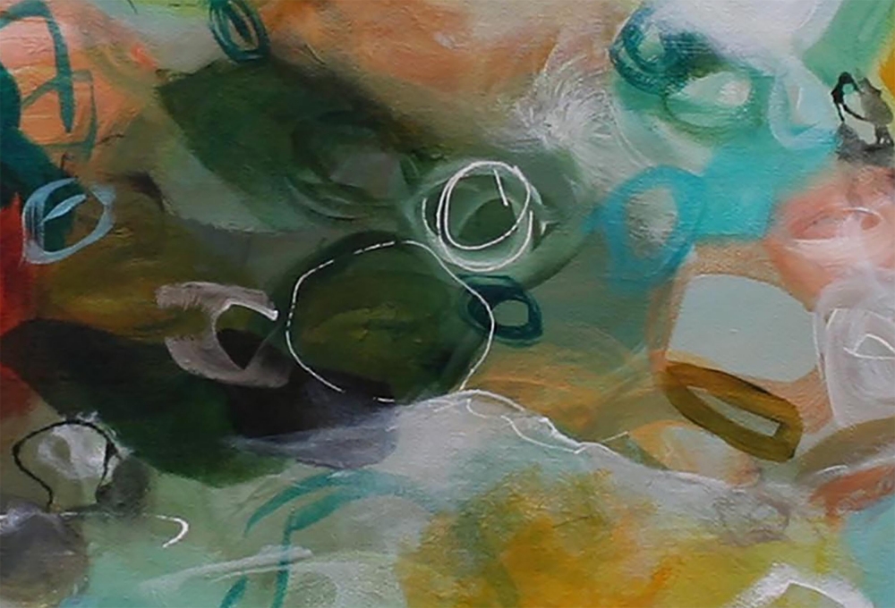 \"Nectar for the bees\" 100 X 100CM