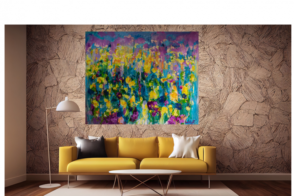 Turqouise Summer 180cm x 135cm x 3.8cm